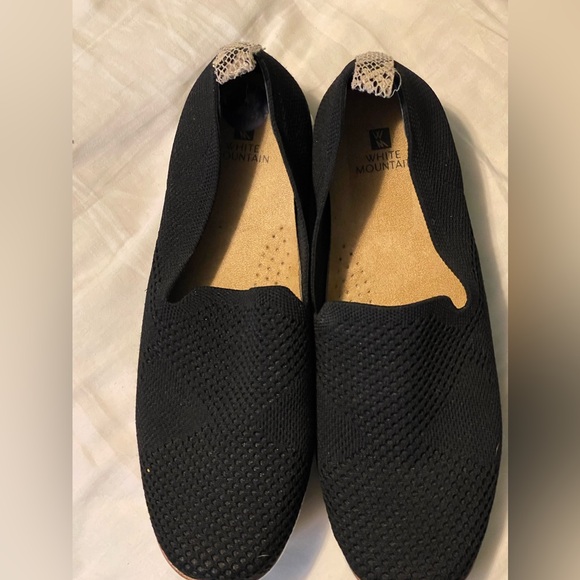 White Mountain Shoes - White Mountain Black Slip-On Shoes